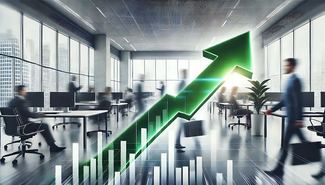 Photo by IgorKocka ai generated, growth trend, productivity, growth, office, grow, success, trade, business, technology, economy, analysis, chart, financial success, statistics, successful, professionals, workplace, success, success, success, success, success, successful